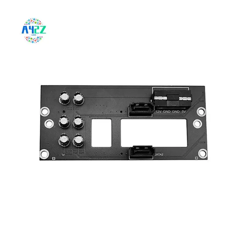

A42Z-Dual SATA 2.5Inch Hard Drive Backplane NAS Chassis Adapter Plate SATA Large 4D Power Supply Storage Server Backplane