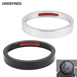 Motorcycle Black Speedometer Trim Bezel Cover Billet CNC Cut For Harley Sportster 883 1200 XL XR Iron Dyna Stree Bob Low Rider