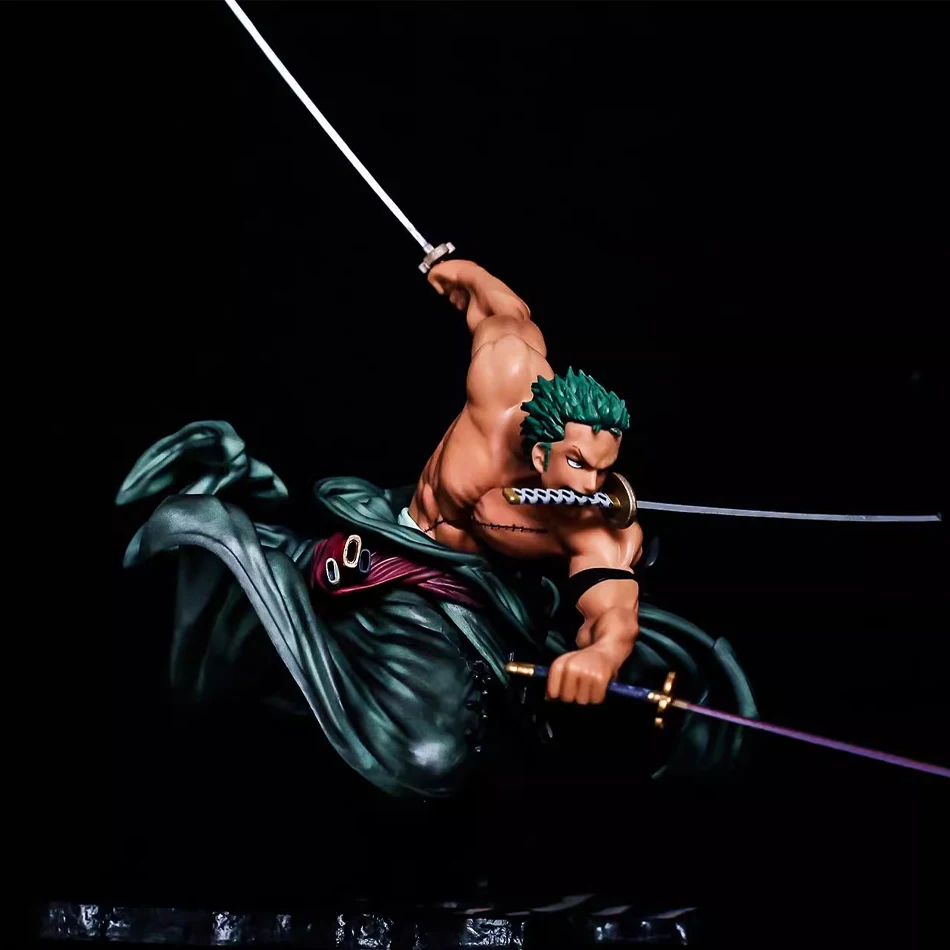 One Piece 10CM Figur Spielzeug Anime GK Roronoa Zoro Drei-klinge Sa-maximum PVC Action Sammlung Figur Modelle puppen Geschenke Kinder – Detail 6