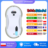 DIVEDEER Window cleaner for home use fully automatic single water spray window cleaner remote control window cleaner robot