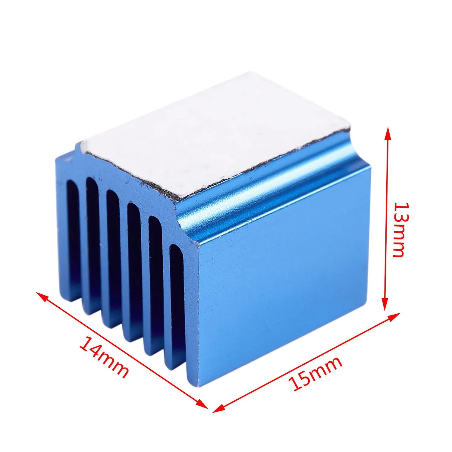 10pcs 3D Printer Parts Blue Aluminum Stepper Driver Heatsink For TMC2100 LV8729 TMC2208 TMC2130