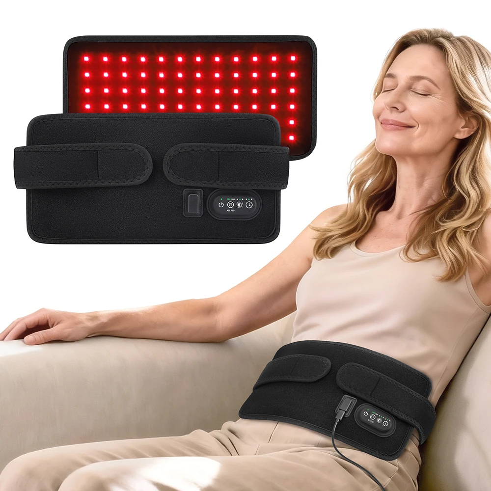 Máquina de Luz Infravermelha Próxima 660nm 850nm com Quatro Modos Profissionais para Uso Doméstico, Ferramenta de Beleza para Cuidados com a Pele de Corpo Inteiro