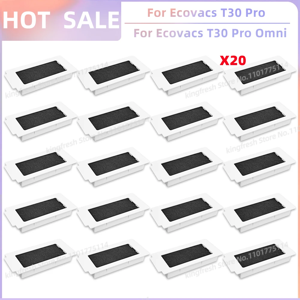 Passend Für Ecovacs T30 Pro Omni / T30 OMNI, Ecovacs Deebot T30e Pro Omni, YEEDI M12 ULTRA PLUS / M12 Pro+ Teile Hauptrolle Seitenbürste Filter Staubbeutel Wischmopptuch