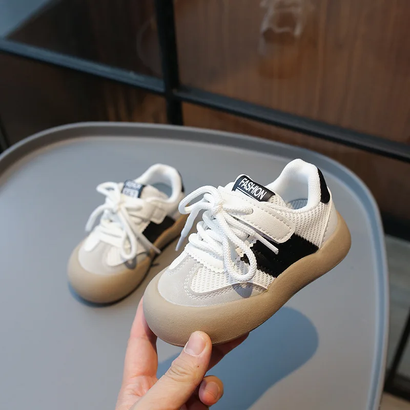 Summer Toddler Shoes Soft-Soled Baby Boys & Girls Running Shoes Fashion Breathable Little Kids Sneakers Sports Casual Size 22-31