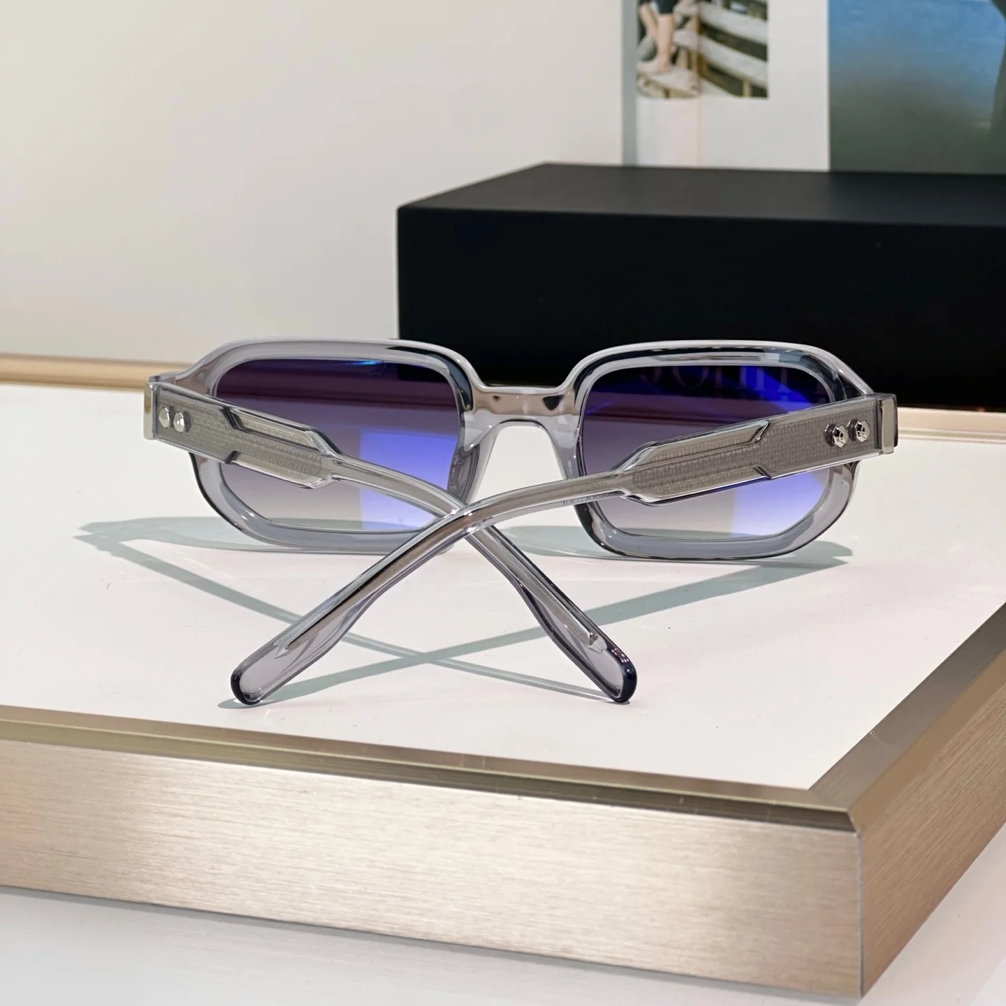 Project 06 Men Women Sunglasses,Retro Niche Tortoiseshell Shades,UV400 Gradient Lens,Stand Out On Any Occasion,Grab Compliments