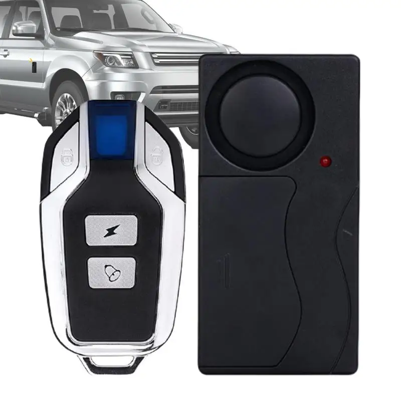 Вибрационная сигнализация 110 дБ, громкая автомобильная безопасность с беспроводным дистанционным противоугонным устройством, мотоциклетная защита от кражи, регулируемая громкость, защита от кражи