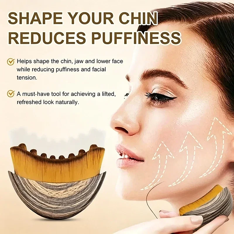 Lymphatic Contour Face Brush Ergonomically Designed To Fit  Sculpting Drainage Massager for Face The Skin Precisely LBHL31