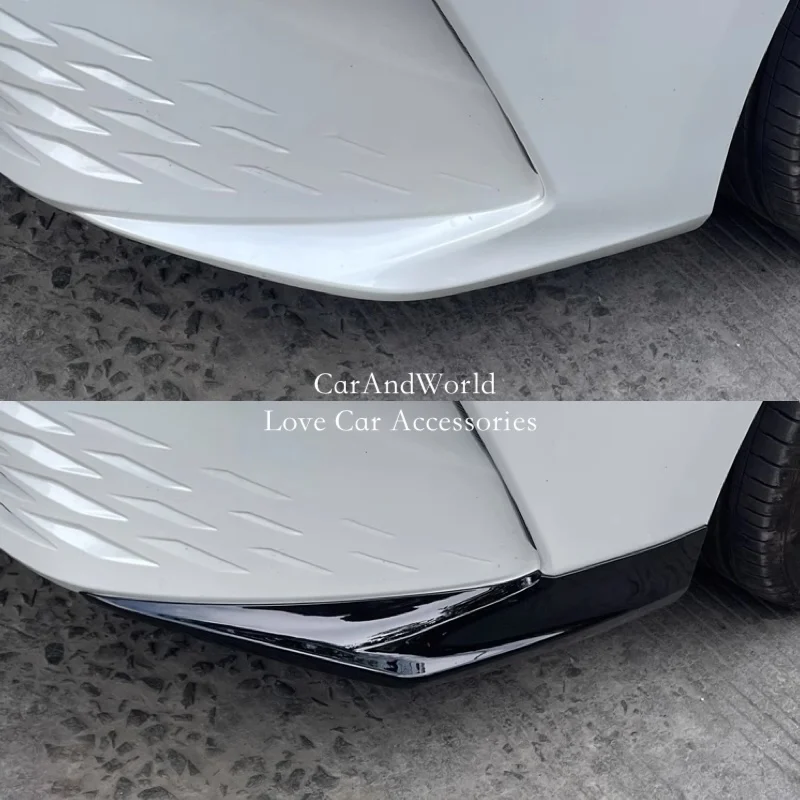 ABS كروم الجبهة الزاوية الوفير الإطار الزخرفية المضادة للكشط حامي غطاء الكسوة لتويوتا كامري XV80 2024 2025 اكسسوارات السيارات