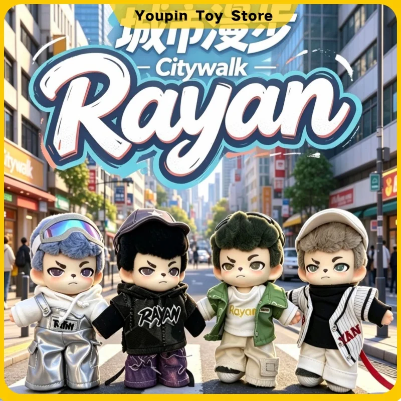 

Rayan City Walk Series Vinyl Plush Pendant Blind Box Cute Rayan Figure Mystery Box Boy Bag Decor Doll Toys Adult Collection Gift