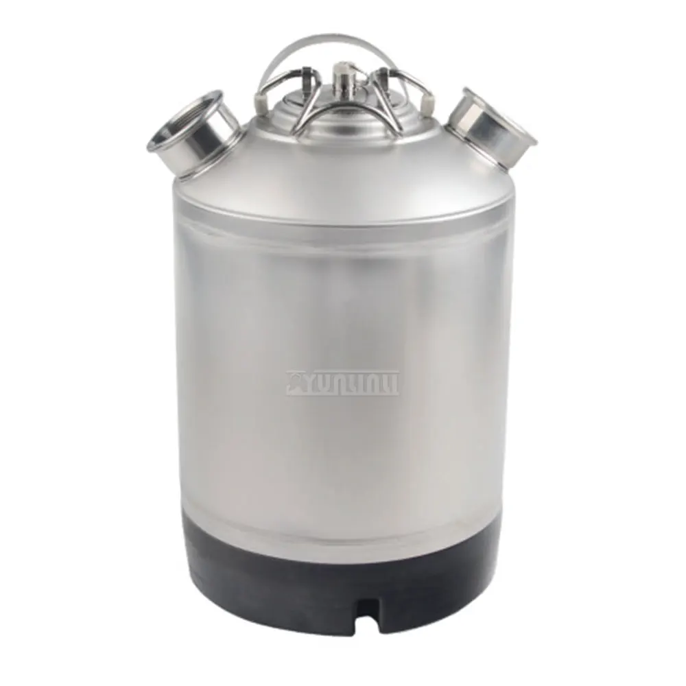 2‑Tap Beer Machine Cleaning Bucket, Pipeline Cleaning Tool for Home Brew Barrel 10L