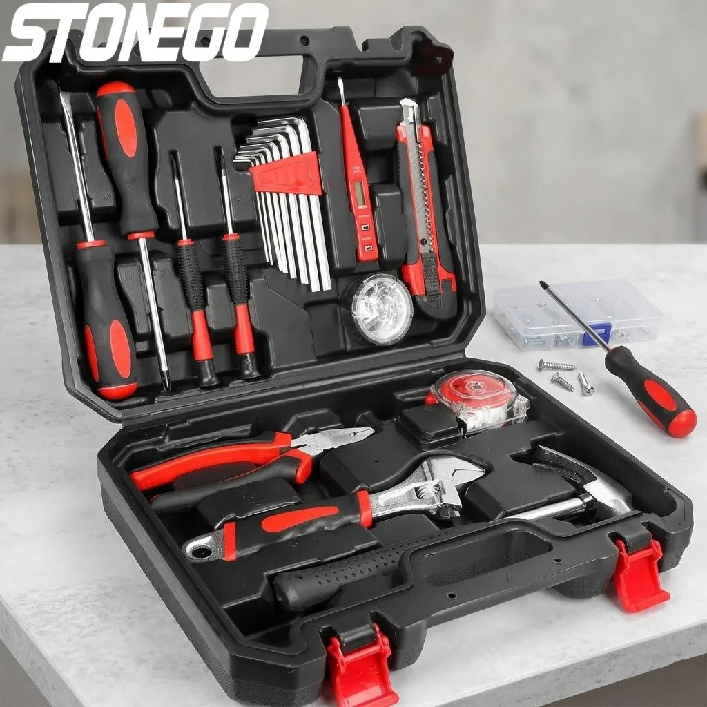 

108 Piece Tool Set High Quality Screwdrivers Wrenches Auto Repair Home Use Handy Tool Kit Essential Mechanic Tools