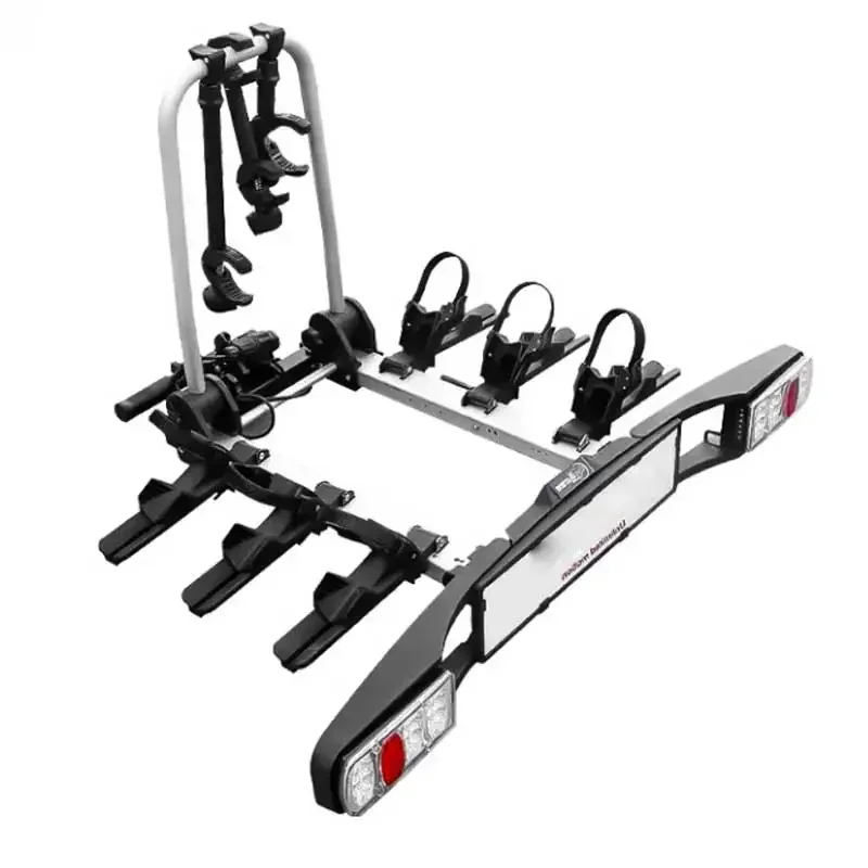 Newly Upgraded Aluminum Alloy Bicycle Storage 3 To 4 Bicycles SUV Car Rear Hook Trailer Bicycle Rack