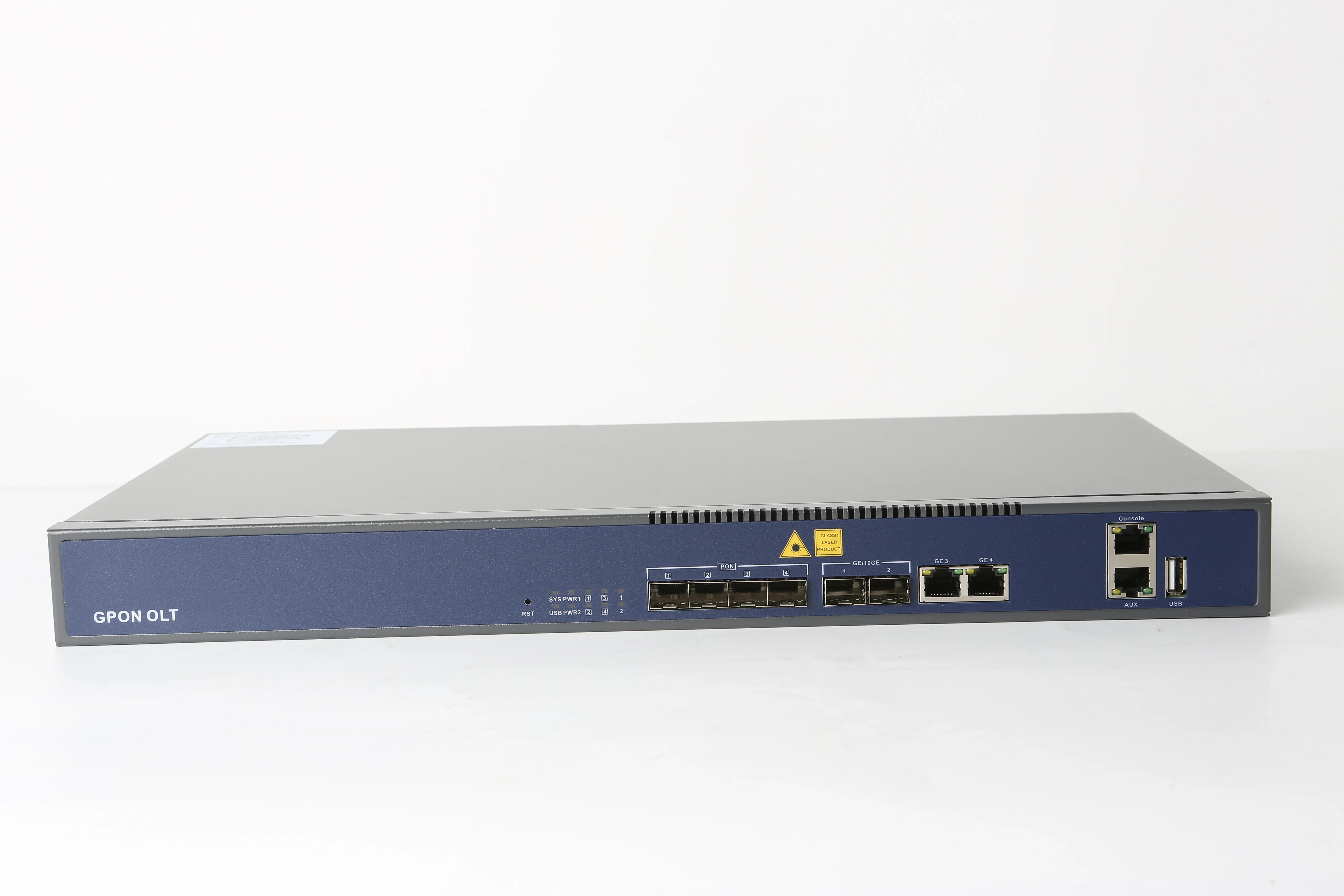 Hioso-Compatible GPON OLT Mini, Web SNMP OLT, 4 ports, sans technologie de déchets