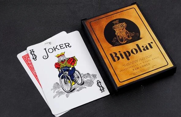 

Bipolar By Ram Cohen Magia Magie Magicians Props Close Up Street Illusion Gimmicks + Tutorial Card Magic Tricks Street Mentalism