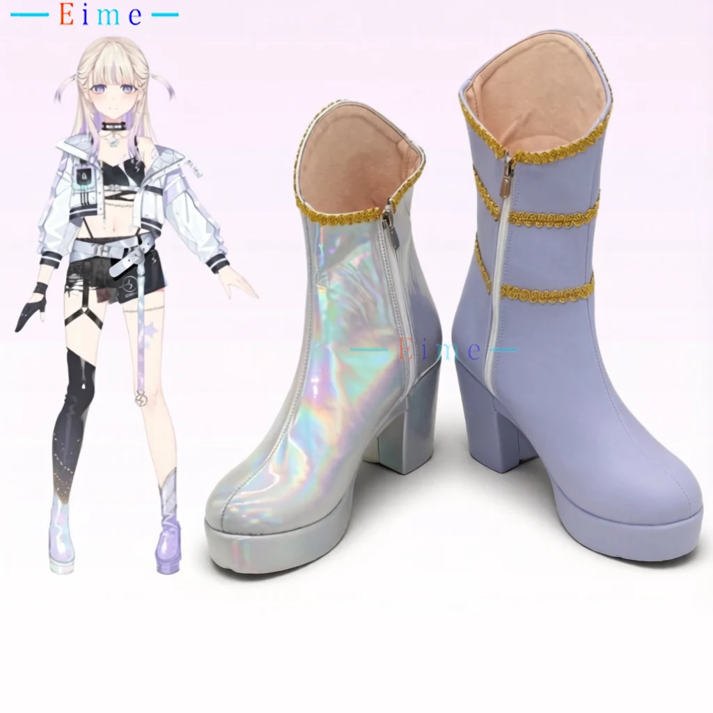 Todoroki Hajime Cosplay Shoes Game Vtuber Birthday Party Cosplay Boots Halloween Party PU Leather Shoes Big Size Custom Made