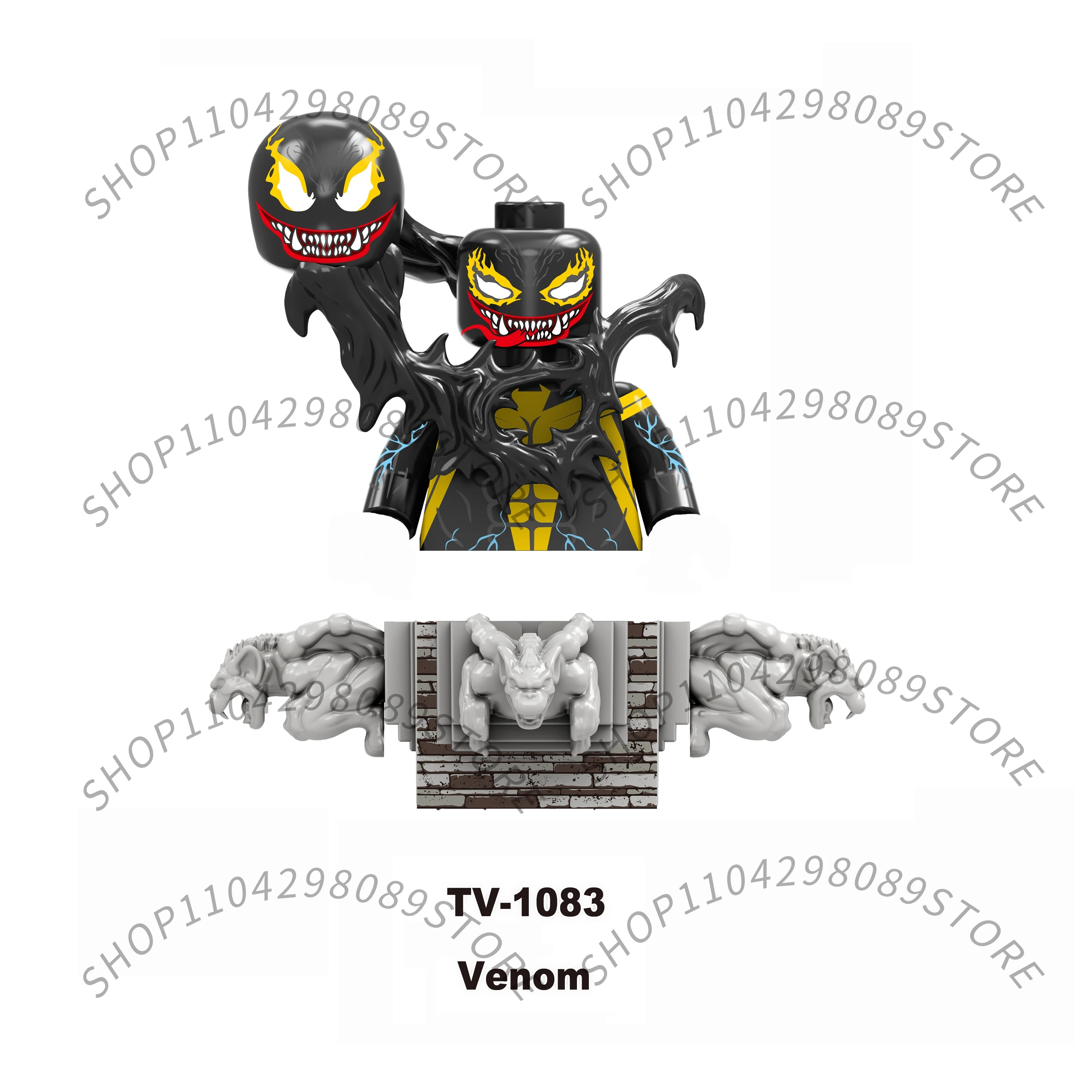 Marvel Bouwstenen Mini klassieke figuren Kindercadeau voor een feestje Steenspeelgoed Daredevil Venom Doctor Doom - afbeelding 1