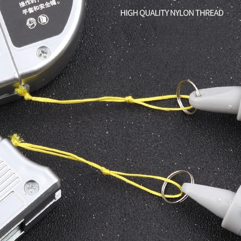 Plumb-rite with String Leveling Test Measuring Tool Durable Carbon Steel Hammer Provide Stable Performance 3/6m