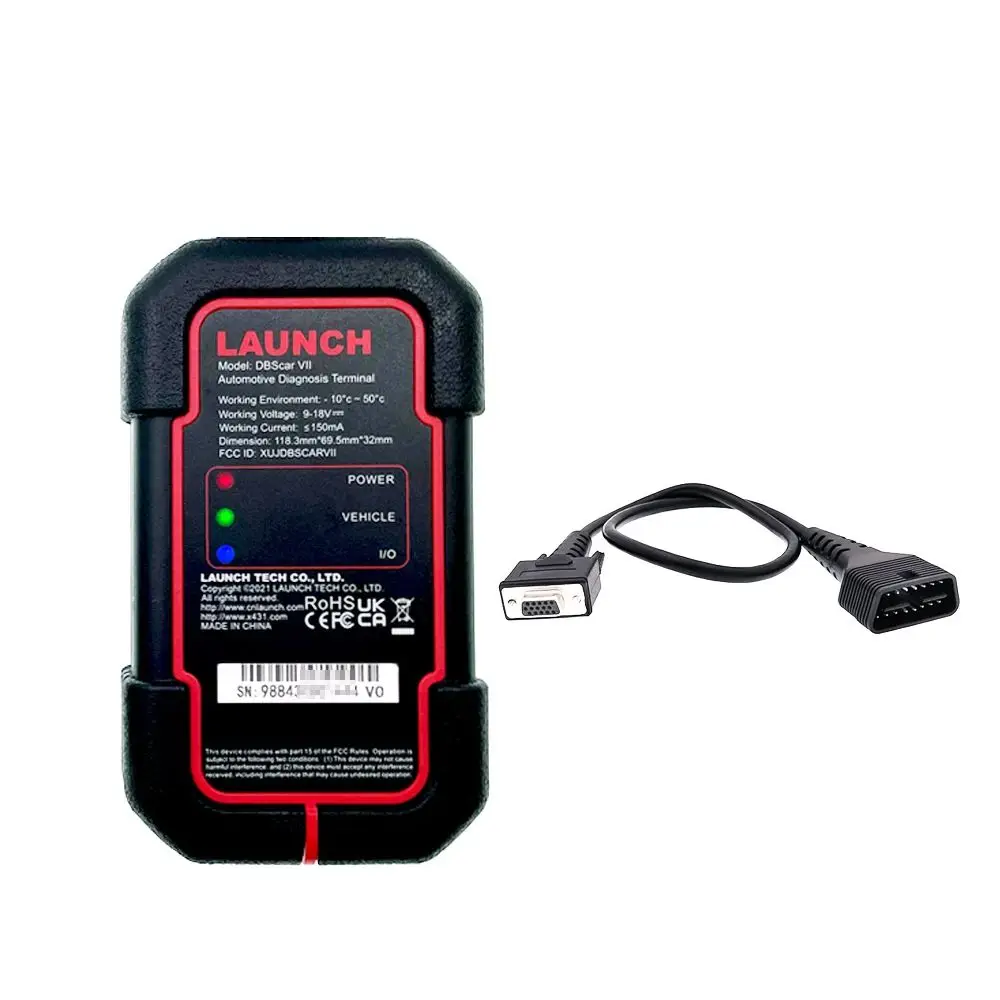 LAUNCH DBSCAR 7 EOBD/OBD2 Support CAN FD Protocols OBD2 Scanner DBScar VII Can Activate Online Update