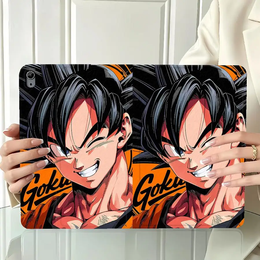 with Pencil Slot Case for Apple iPad 10th 7/8/9th Pro11 13 Air 11 13 M4 M3 M2 A16 2026 Air 4/5/6th D-ragonS B-Ball Vegeta