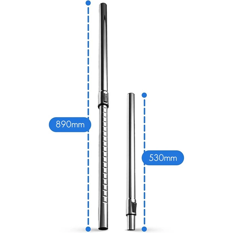 

A46T Vacuum Cleaner Tube Telescopic Tube,32mm Connection Universal Pipe, Suitable for Most Models, Vacuum Cleaner Tube