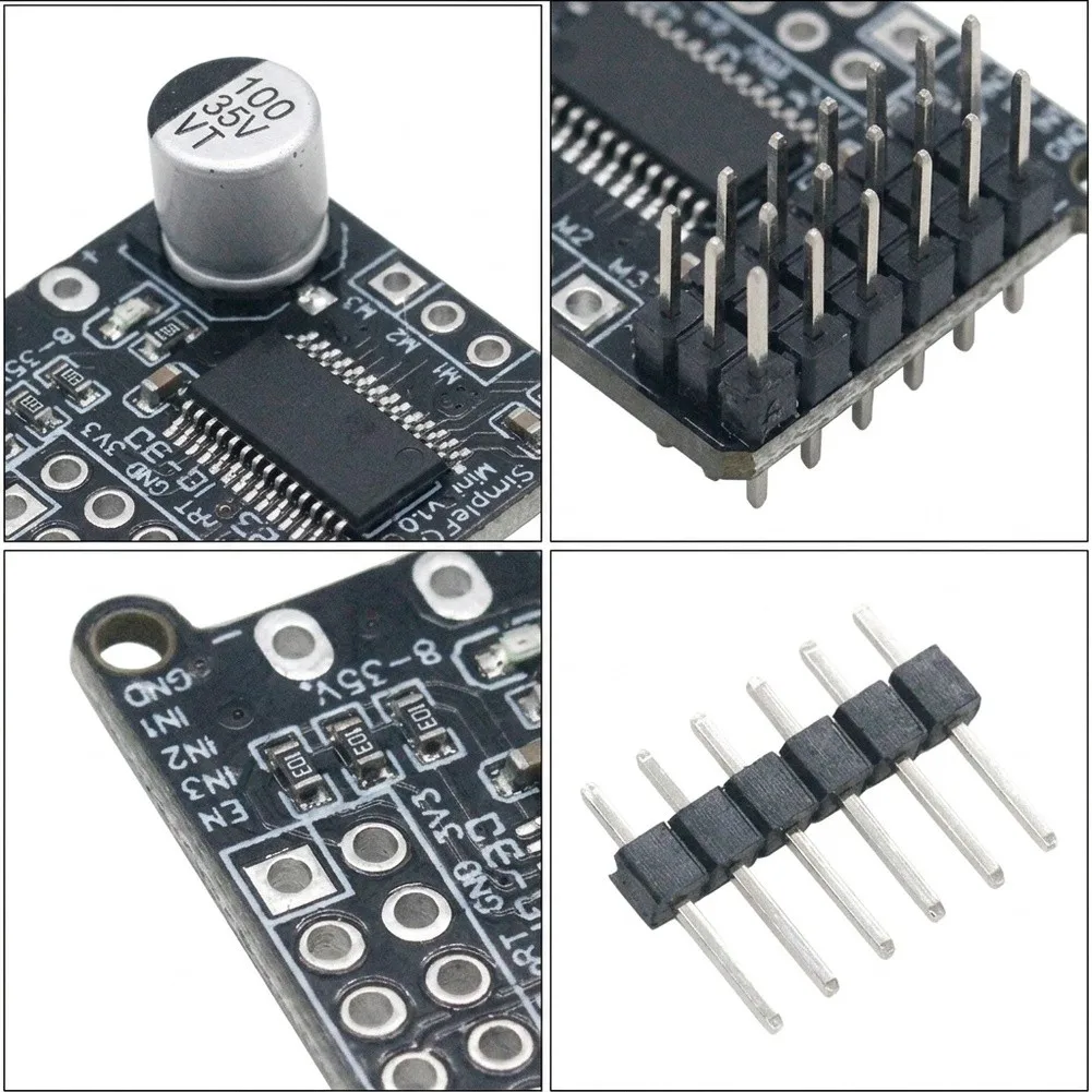For FOC-Compatible Brushless Motor Controller with 2.5A Channel Output and Integrated 3. Regulator for Sensor Power