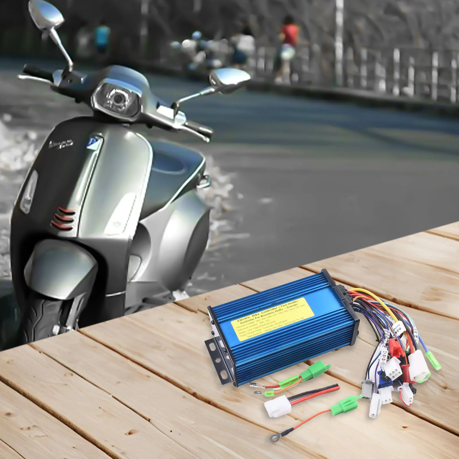 Compact Design 1800W 48V 60V Leadacid Lithium Battery Eelectric Bicycle BLDCM Controller with 31A Current Limit