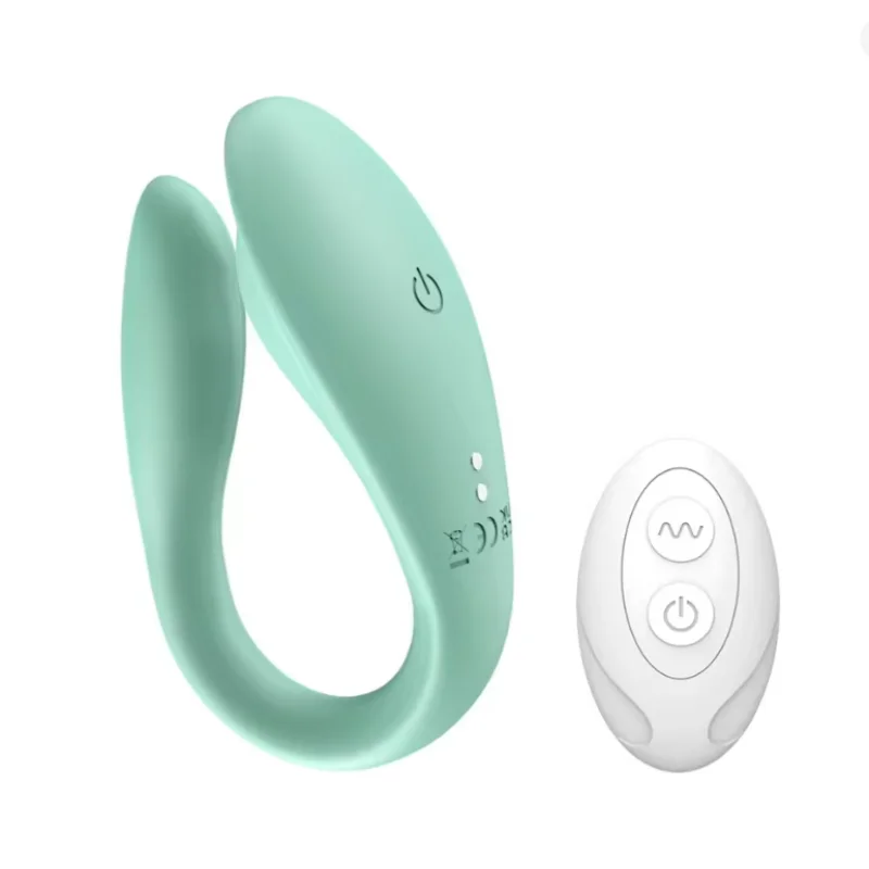 Wireless Remote Control Dual Vibration Wearable Body Massager Multi Speed Adjustable Portable Personal Relax Device For Couple D