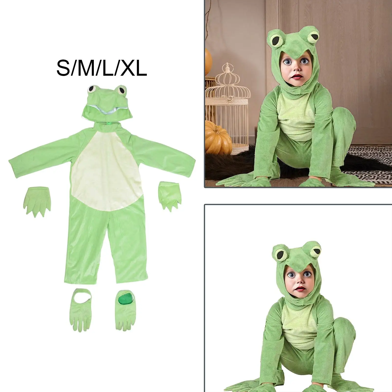 Ensemble de costumes de grenouille pour adultes, accessoires de déguisement amusants pour Festival, spectacle sur scène, carnaval