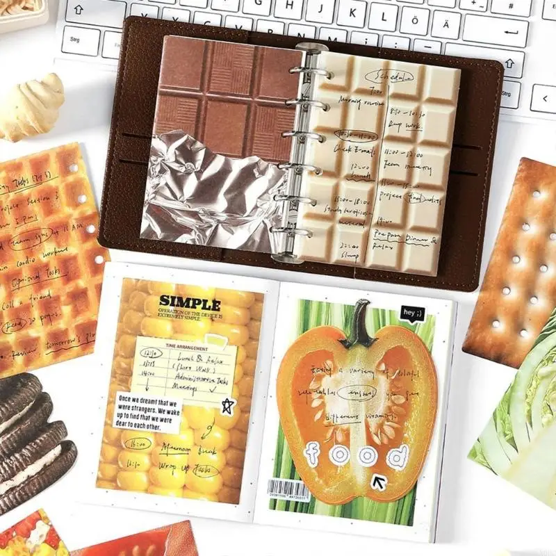 30 Sheets Fruit Veggie Patterned Note Paper For Scrapbooking Journal Card Making N0HC