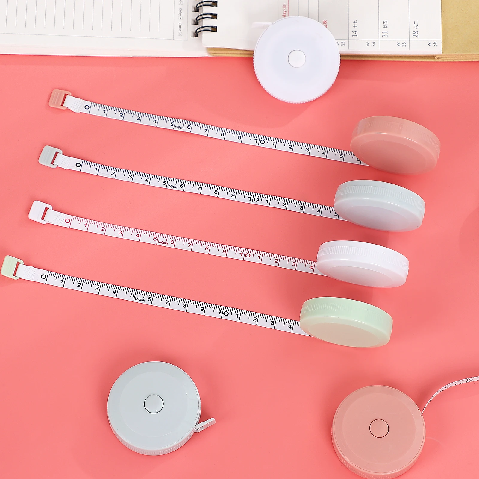 150cm Multifunction Mini Small Tape Measure Automatic Retraction Cute Student Measuring Tools Drawing Measuring Tape Stationery