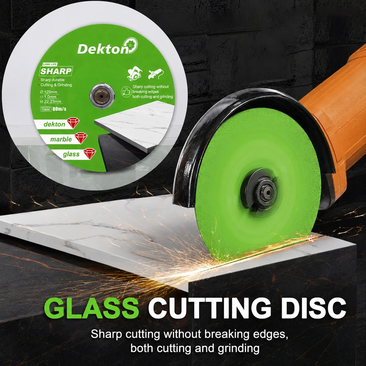 Diamond Cutting Disc 100-125mm x22.23mm for Marble Tile Glass Jade Polishing Brazing Saw Blade view 3