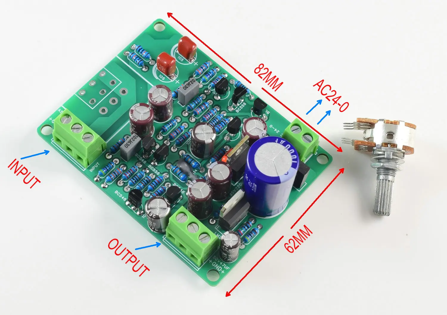 NAIM NAC42.5 Kelas A Rakitan Klasik Preamp Audio Amplifier Preamplifier DIY/Jadi Papan Amplifier AC20-24V