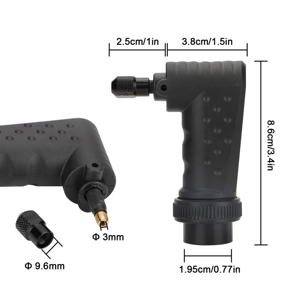 Right Angle Converter Attachment Rotary Tools Grinder Replacement Accessories Tool Compatible for 4000 3000 8200 275 Electric Sa