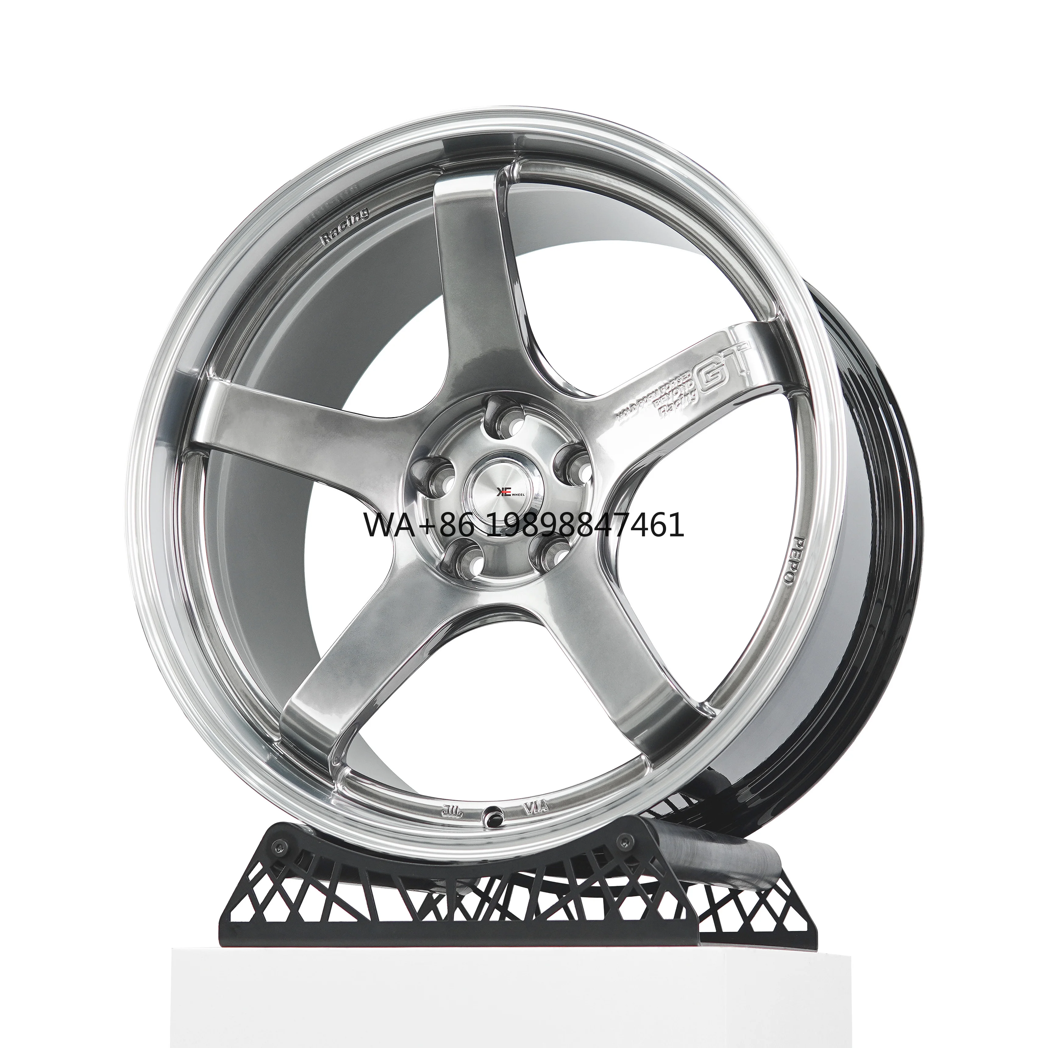 Rines KE Personalizados de 5 Brazos Cóncavos Estilo GT 5x112 5x1143 de 18 19 20 21 Pulgadas para Modelos E36 E46, Rines para Auto Dodge Charger