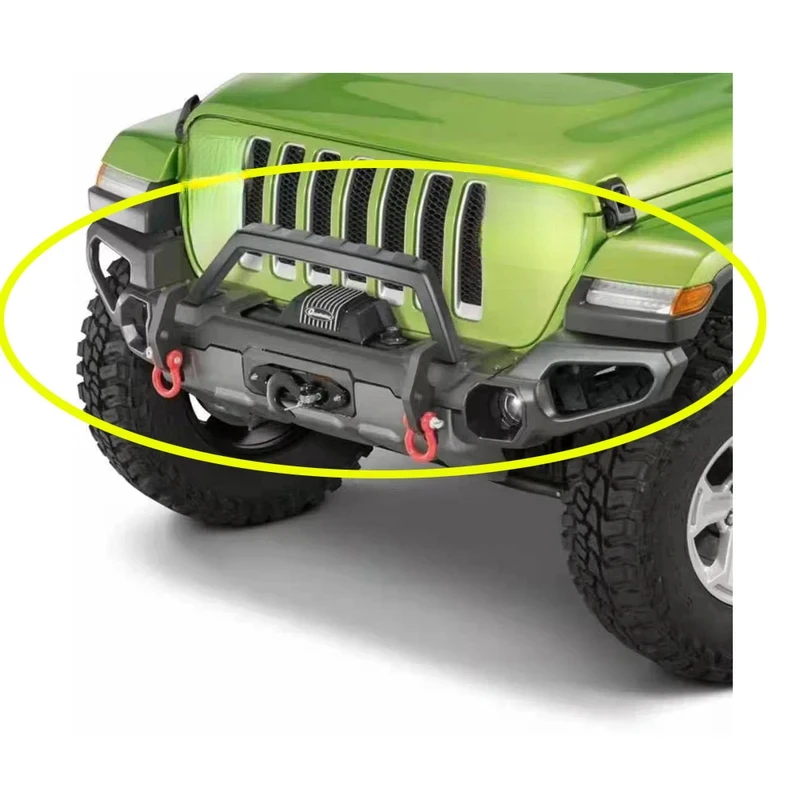 

Стальной передний бампер для Wrangler JL 2018+ с отверстиями для датчиков