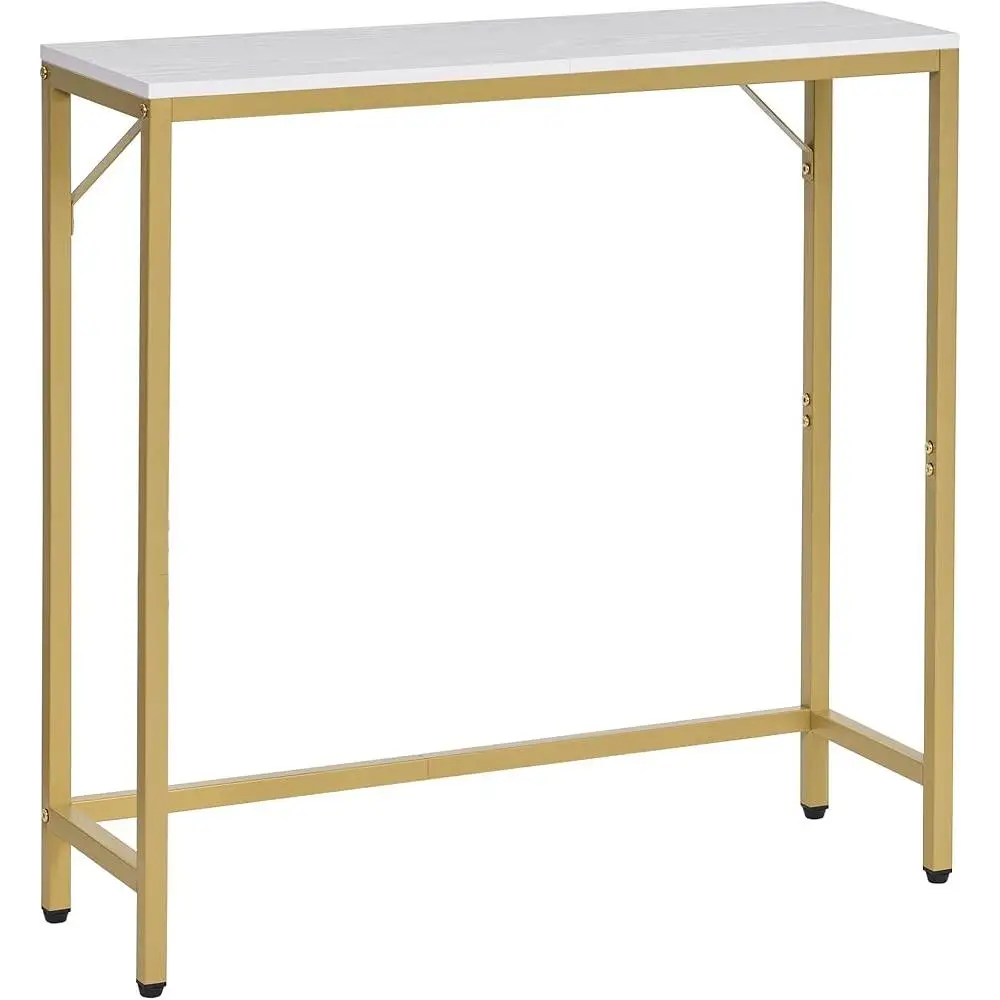 Entryway Console Table Narrow Sofa Table Industrial Style Slim Display Table Multi-Functional Home Storage Perfect Small Spaces