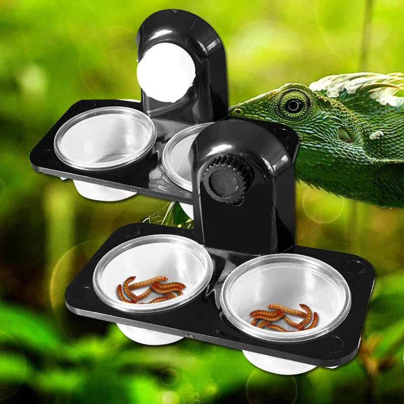 Reptile Terrarium Breeding Bowl Ideal Spider Ant Nest Geckos And Snakes Feeders Water & Food Feeding Box