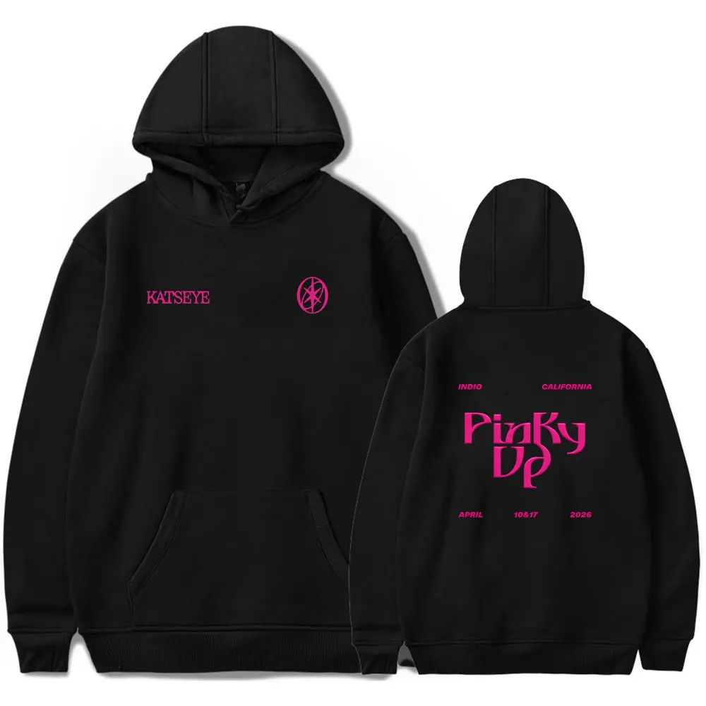 Katseye Hoodie New Merch Pinky Up Men Women Fashion Hooded Sweatshirt Unisex Trend Hip Hop Long Sleeve Pullovers