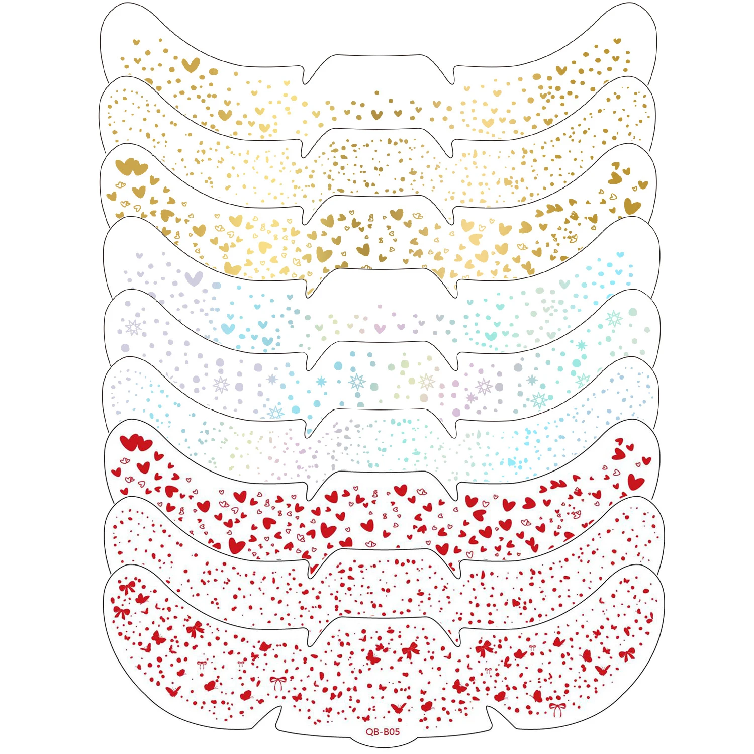 

6pcs Glitter Fake Freckle Sticker for Women Waterproof Temporary Tattoo Sticker for Face Makeup Metallic Freckle for Party Decor