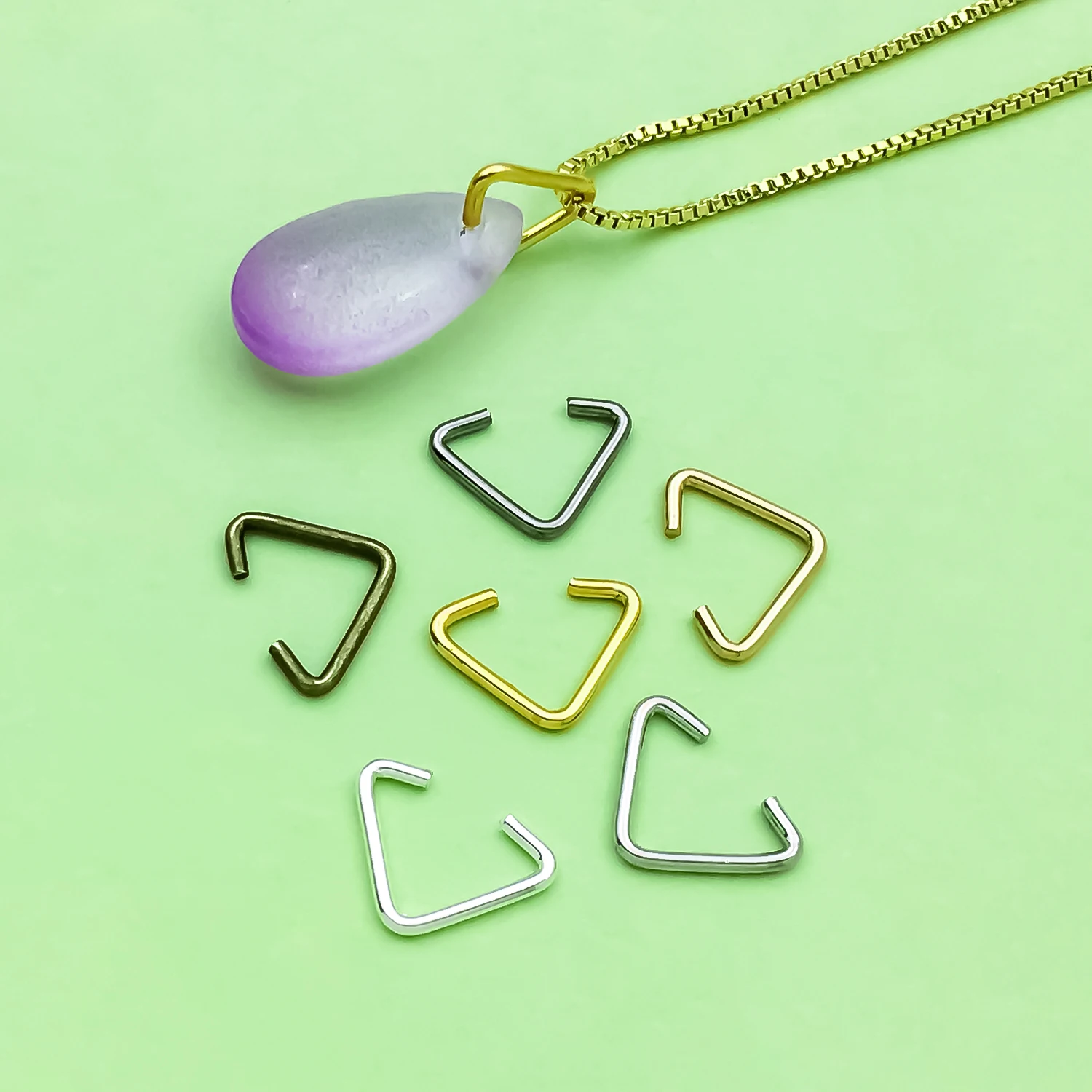 200pcs Metal Triangle Open Jum - đánh giá và giá Jewelry Making Jump Rings