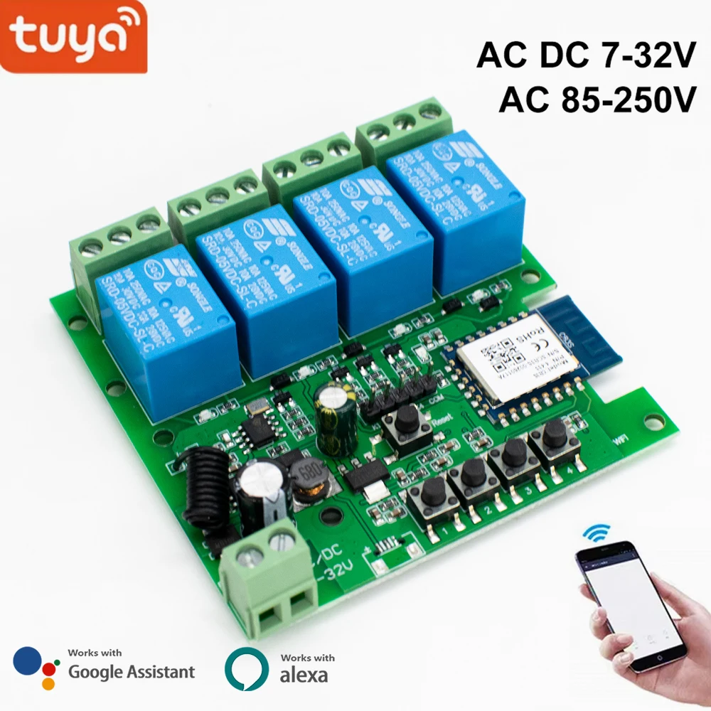 4-Channel Tuya Smar…