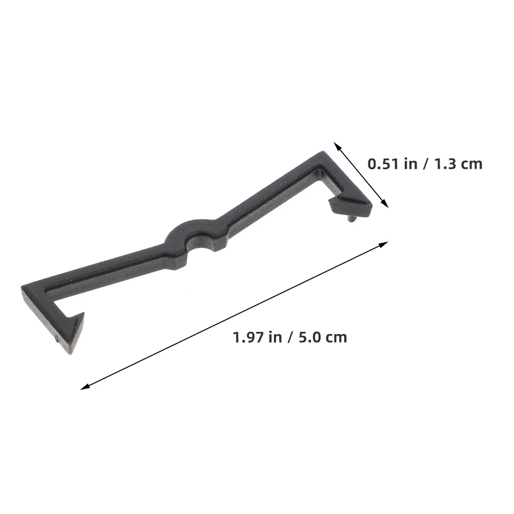 

50 Pcs Pegboard Hooks Fixed Buckle Securing Clips Black Plastic Fastener Garage Accessories Hook Locks Pegboard Locks Stoppers