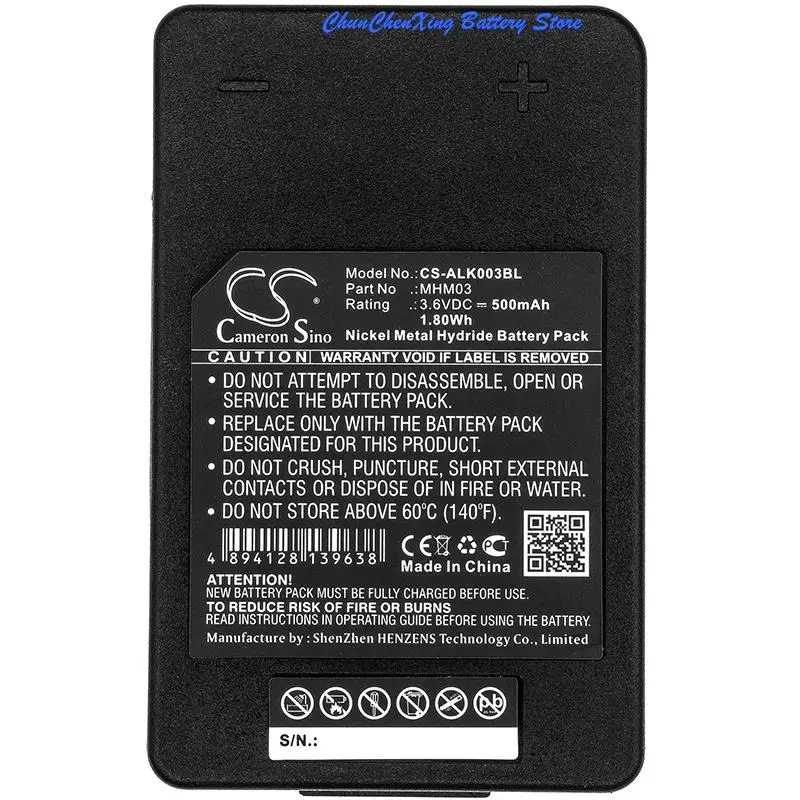 OrangeYu 500mAh/2000mAh Battery LPM01 R0BATT00E10A0 LPM01LI for Autec LK NEO