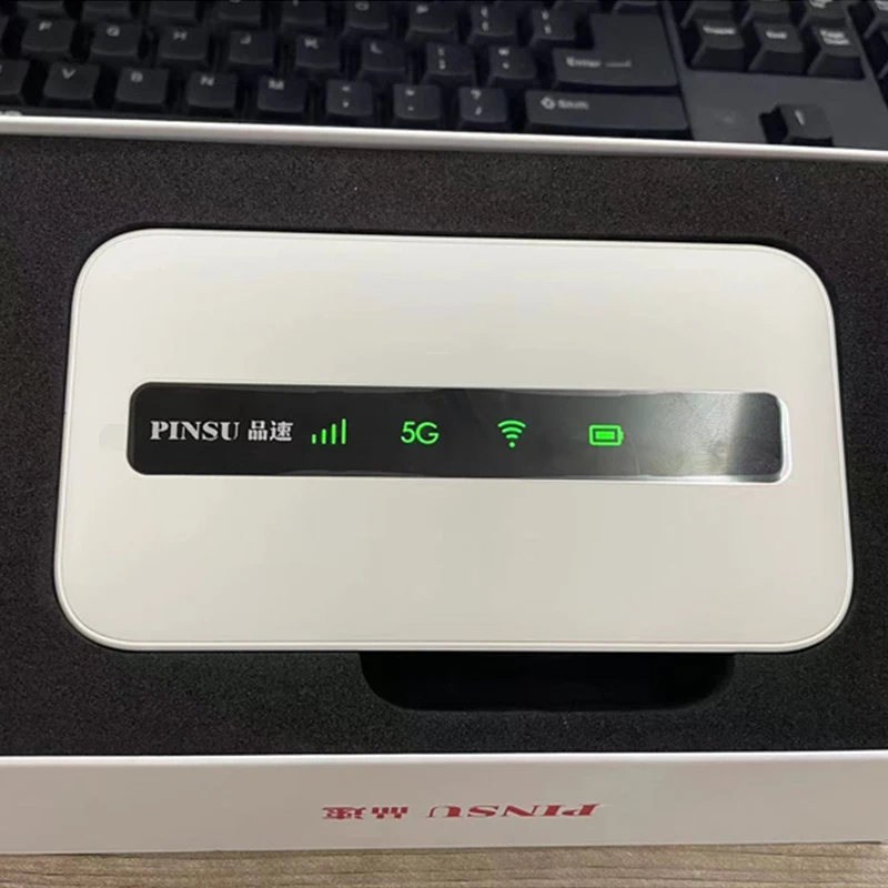 Sbloccato PINSU R100 5G Router NSA + SA Mesh WiFi portatile Outdoor Dual Band Modem wi-fi 6 Sim Card 3600mAh batteria Pocket Hotspot