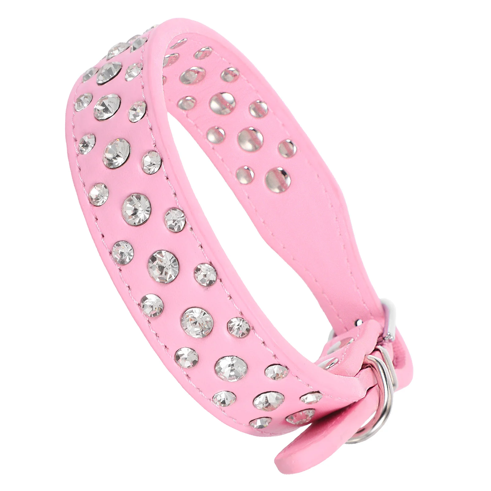 

Pet Rhinestone Necklace Dog Collar Collars Bling Crystal Small and Medium Dogs Puppy Sparkly Rhinestones Adjustable for