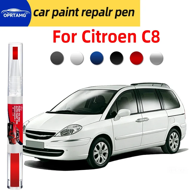 Caneta para retoque de pintura de carro, para citroen c8, reparo de arranhões na pintura, acessórios para reparo de carroceria, ferramentas de pintura