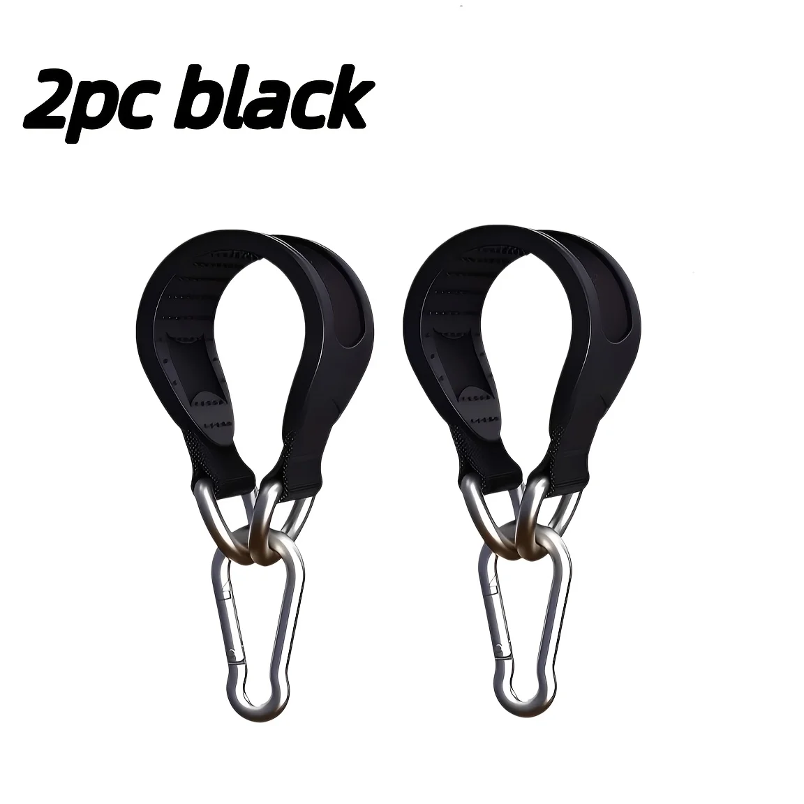2Pcs 11.81inch Extended Heavy Duty NylonTraining Strap with Metal Hook Multifunctional Hanging Belt for GymStrength Fixed Anchor