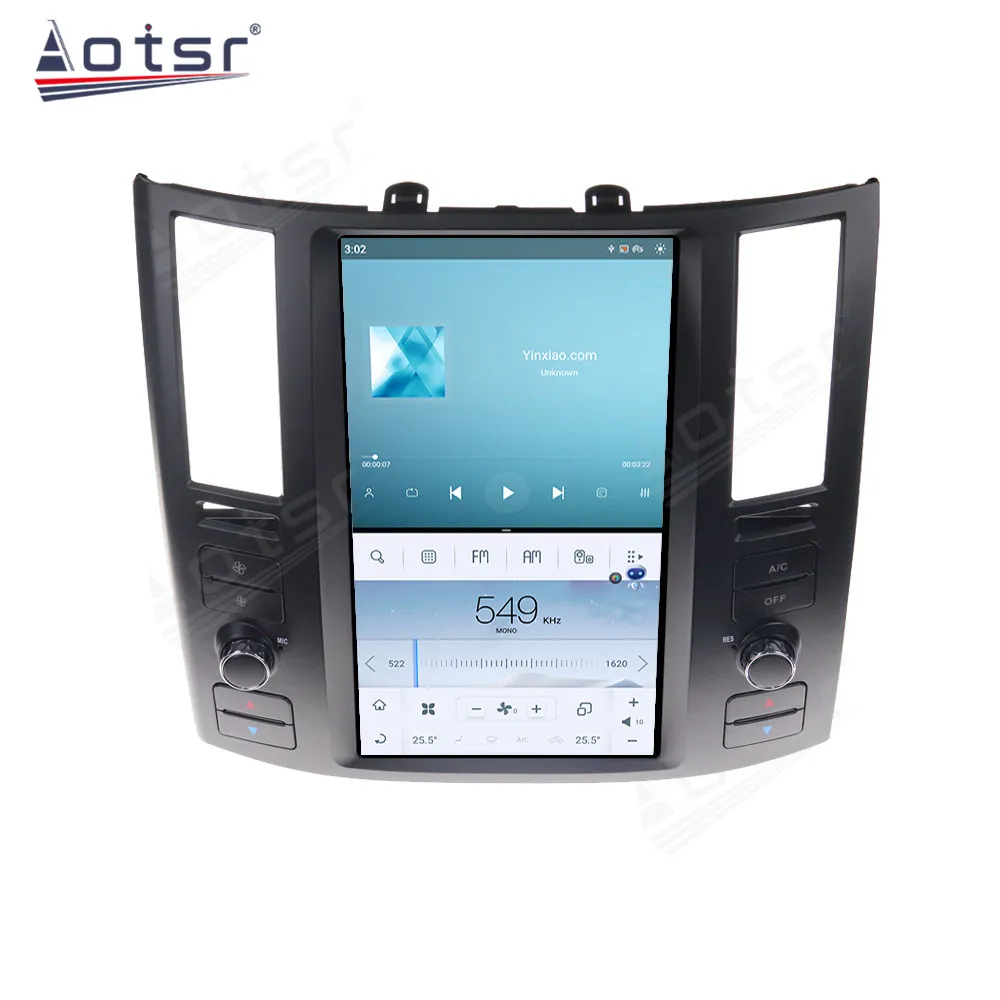 11.8 Inch Android 13 Car Radio CarPlay For Lexus FX35 FX45 2004-2008 Touch Screen Multimedia Player GPS DSP Head Unit Auto BT