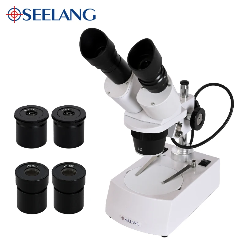 Zoom 20x 40x 80X professional Soldering Binocular HD stereo microscope up/down LED light source phone repair PCB industrial