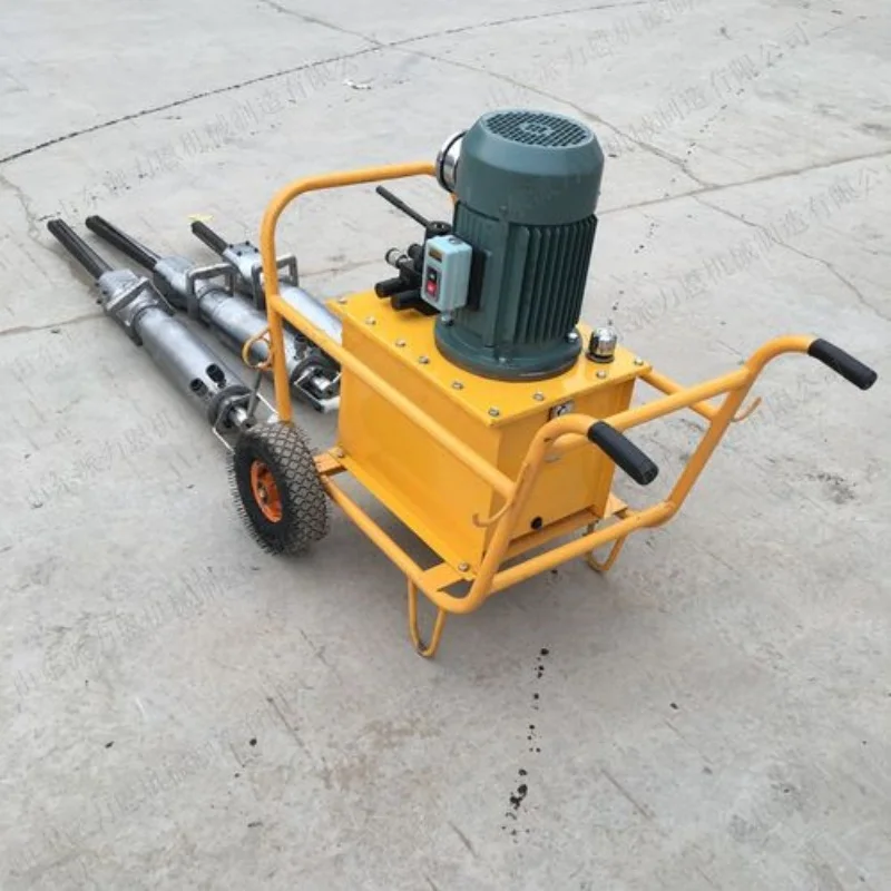 Hydraulic Rock Splitter Over 500mm Hole Depth Rock Cracking Device For Deep Foundation Pit Underground Hard Rock Excavation Work
